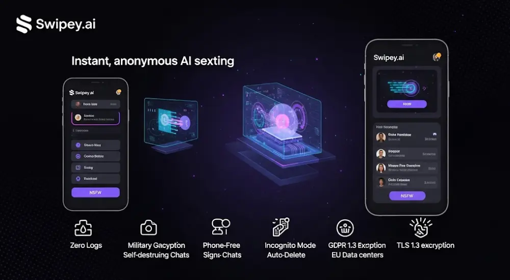 Private, Instant & Anonymous: Swipey’s AI Sexting Generator Security